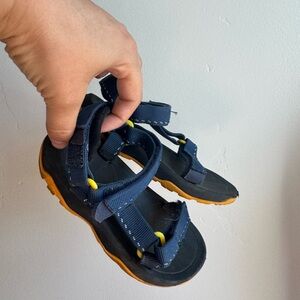 Teva Sport Sandals Navy Blue Trail Hiking Outdoor Water Shoes Retro Streetwear 9